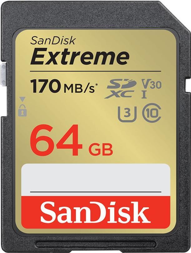SanDisk Extreme Flash-Speicherkarte (SDSDXV2-064G-GNCIN)