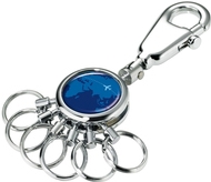 Troika Schlüsselanhänger Doming-Motiv AROUND THE WORLD (#KYR01-A037)