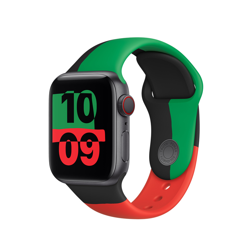 Apple Sport Band 40mm M/L Black Unity