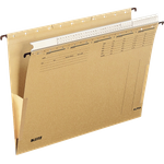 Leitz Hängetasche Alpha 19360000 DIN A4 oben offen naturbraun - 25 Stück (19360000)