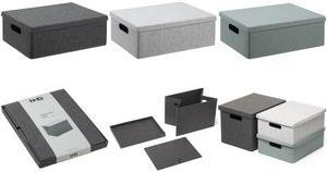 NHG Aufbewahrungsbox VEGA FELT STORAGE, Filz, M, dunkelgrau meliert, Material: Filz aus recyceltem PET, 1.100 g/qm, - 1 Stück (53840800)