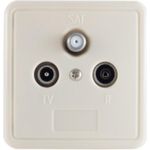 S/CONN maximum connectivity Antennensteckdose, SAT+BK mit Klemmtechnik, 1 dB, R&D (15-93011)