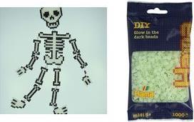 HAMA Perlen, leuchtgrün, 1.000 Stück (00207-55)