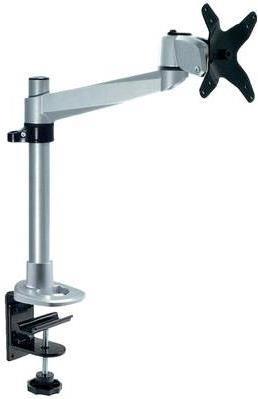 SpeaKa Professional Swivel Monitorhalter, Höhenverstellbar, Tischmontage mit Grommet- und C-Klemme (29156C13)