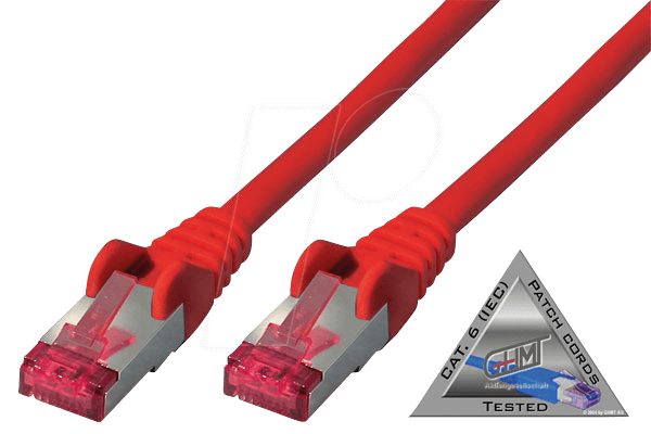 shiverpeaks BS75711-A1.5R Netzwerkkabel Rot 1,5 m Cat6a S/FTP (S-STP) (BS75711-A1.5R)