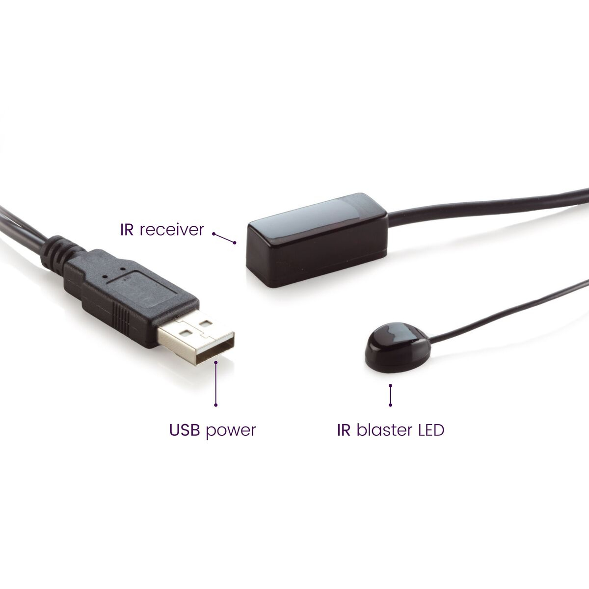 Marmitek IR 100 USB Infraroterweiterung Schwarz