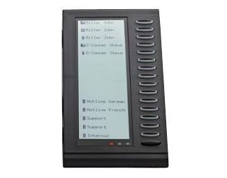 Mitel M535 Funktionstasten-Erweiterungsmodul 15 Tasten Schwarz