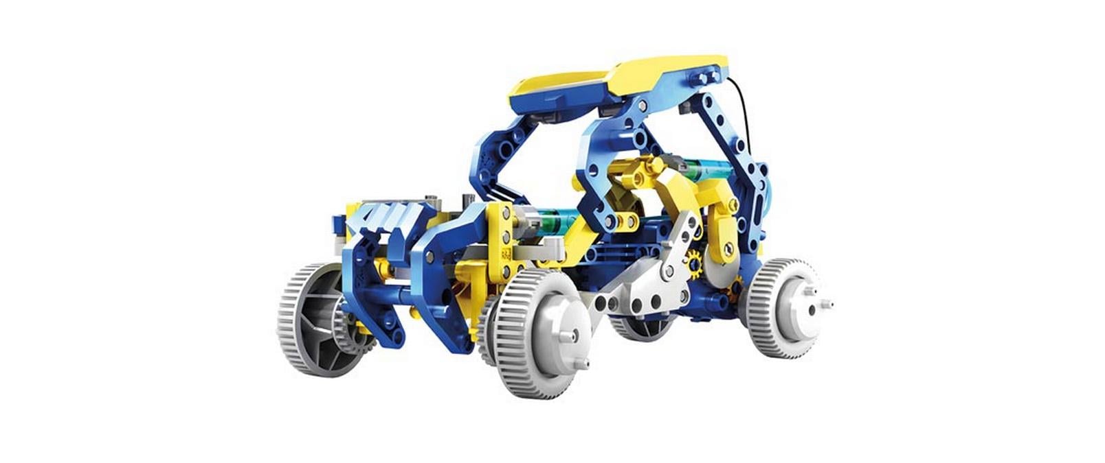 Velleman KSR17 Roboter-Bausatz 12-in-1 230-teilig Solar & Hydraulik Mehrfarbig