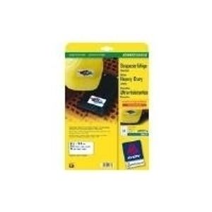 Avery J4773 - Polyesteretiketten - weiß - 33,9 x 63,5 mm - 240 Stck. (10 Boge... - Avery J4773 - Polyesteretiketten - weiß - 33,9 x 63,5 mm - 240 Stck. (10 Boge...