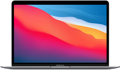 Apple MacBook Air Notebook 33,8 cm (13.3 ) Apple M 16 GB 1000 GB SSD Wi Fi 6 (802.11ax) macOS Big Sur Grau (Z124MGN63GR07)  - Onlineshop JACOB Elektronik