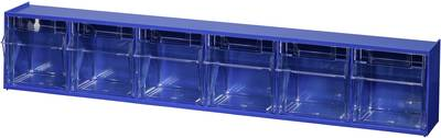 Allit VarioPlus ProFlip 6 Ablageschale Blau Rechteckig HIPS - Polystyrol (PS) (464440)