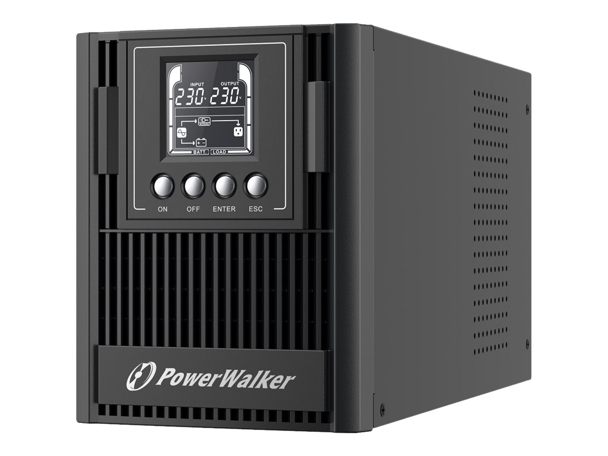 PowerWalker VFI 1000 AT Online-USV 1000 VA 900 W 3× Typ F Schwarz