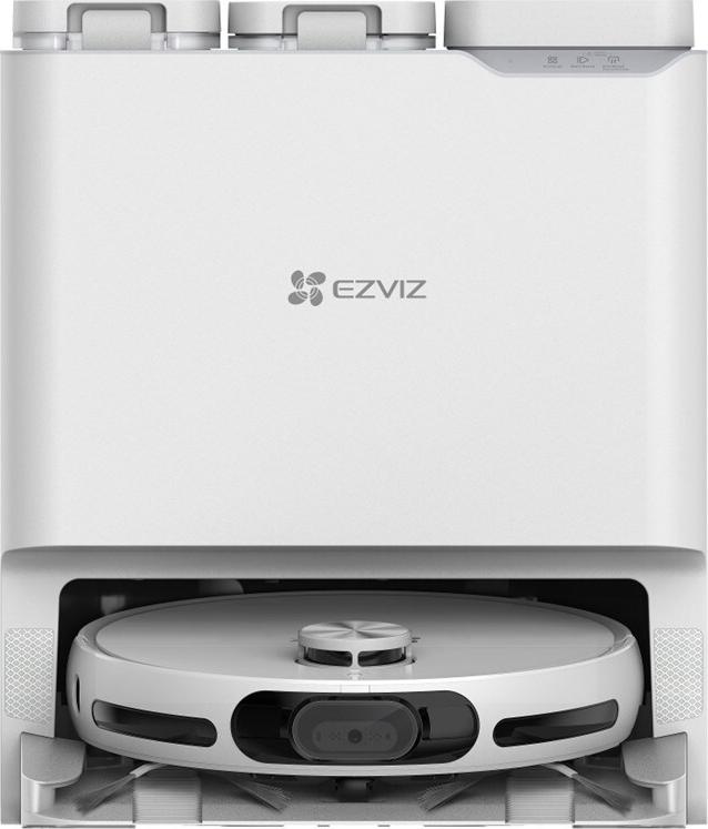 Ezviz RS20 Pro Saugroboter, Heißwasser-Wäsche & Heißlufttrocknung, 3,5 L Tank, 5200 mAh, Weiß