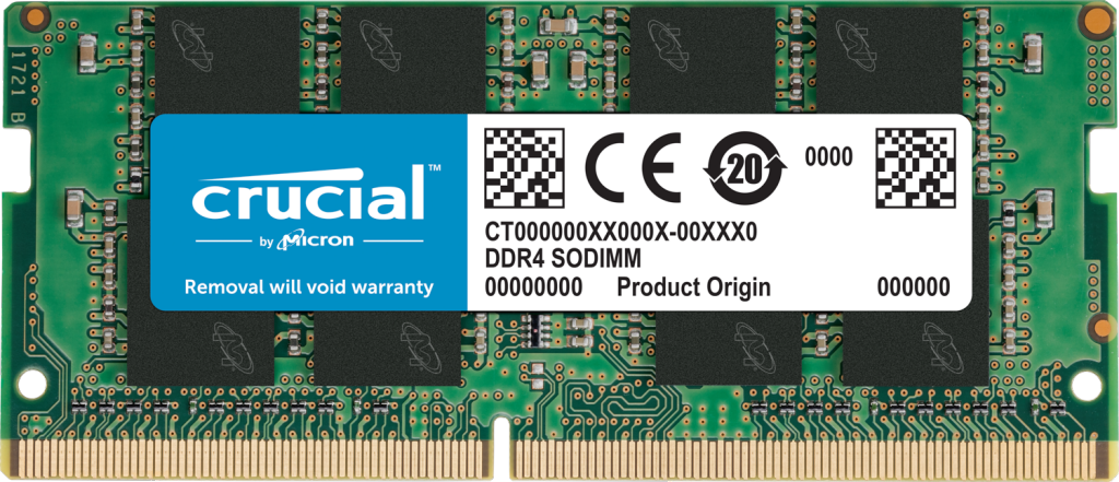 Crucial 16GB DDR4 3200 MT/s SODIMM 260pin (CT16G4SFRA32A)