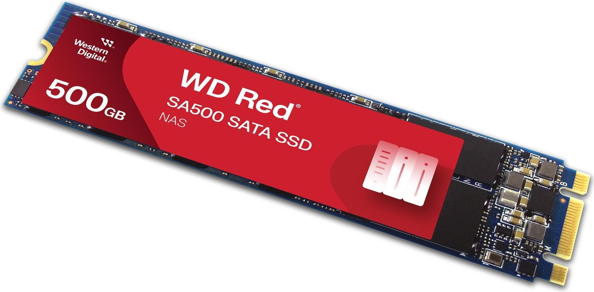 内蔵型SSD WD RED SA500 500GB SATA SSD WD Red SA500 SSD 500 GB SATA 6 Gb/s, 2,5