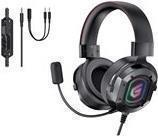 Conceptronic ATHAN03B - Headset - ohrumschließend - kabelgebunden - 3,5 mm Stecker - Schwarz (ATHAN03B)