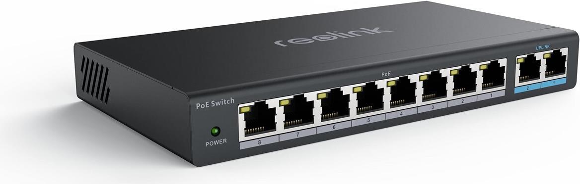 POE SWITCH Reolink RLA-PS1 Schwarz (RLA-PS1)