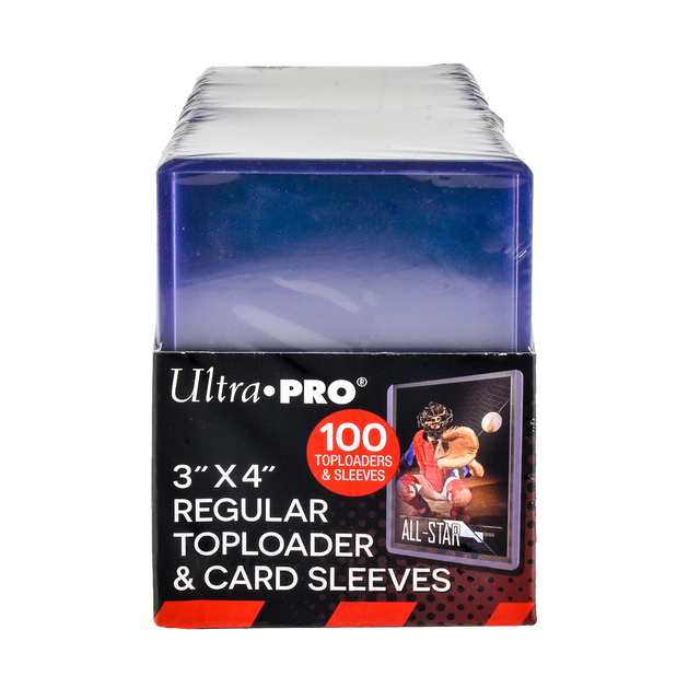 Ultra Pro TCG Kartenhülle & Toploader 8x10cm 100er-Pack Transparent