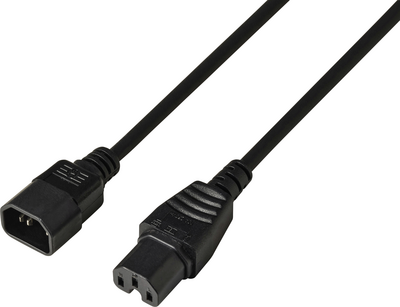 Sygonix SY-7154268 Strom Netzkabel Schwarz 3.00 m (SY-7154268)
