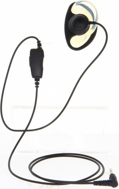 COPACKS Hörsprechgarnitur Hytera S1 S1Pro Ohrhänger D-Form Ansteck-PTT und Mikrofon GES-P03-H11-3S (751481-S3)