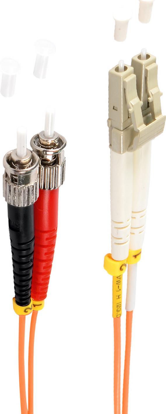 shiverpeaks BS77942 Glasfaserkabel 2 m LC ST OM2 Orange (BS77942)