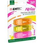 Emtec USB-Stick C410 NEON 2.0 (ECMMD32GC410P3NEO)