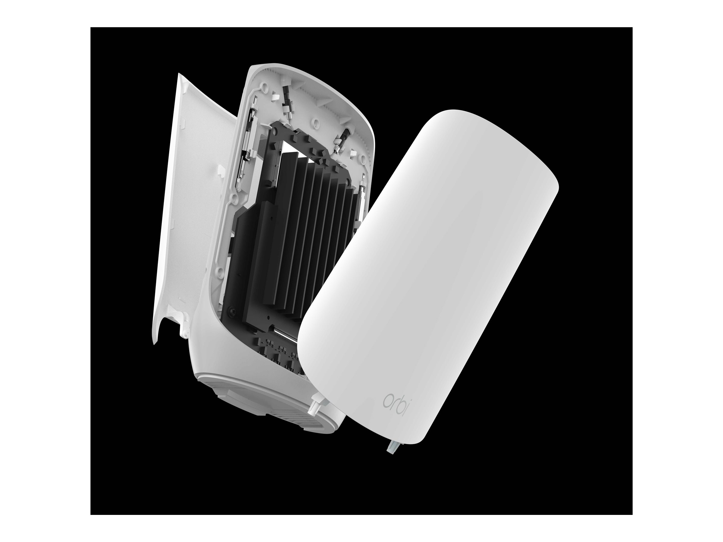 NETGEAR Orbi RBK762S Wi-Fi 6 Tri-Band AX5400 WLAN-System Weiß