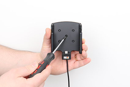 Brodit Aktive Halterung mit Kfz-Anschluss für Galaxy Xcover 7 USB-C 60 W Schwarz
