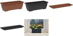 tera Untersetzer "Nara", Breite: 400 mm, terrakotta aus recyceltem Kunststoff, robust und stabil, - 1 Stück (33151040001)