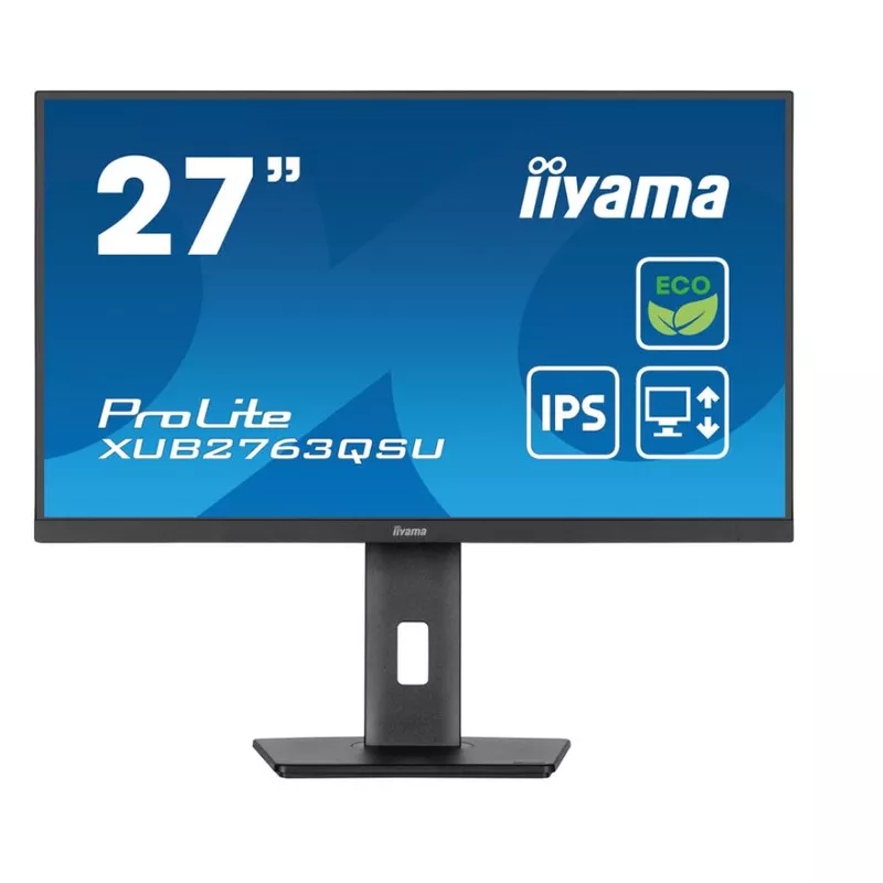 Iiyama 27" Eco IPS LCD Slim Bezel 100Hz Eyesafe (XUB2763QSU-B1)