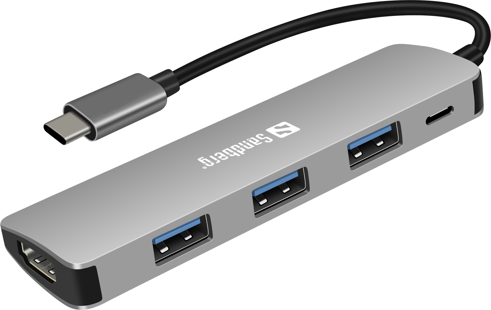 Sandberg USB-C Dock HDMI+3xUSB+PD 100W (136-32)