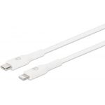 MANHATTAN USB-C auf Lightning Sync-/Ladekabel USB-C-Stecker auf Apple® MFi-zertifizierten 8-pol. Lightning-Stecker, 2 m, für iPhone® / iPad® / iPod®, 480 Mbit/s, weiß (394529)