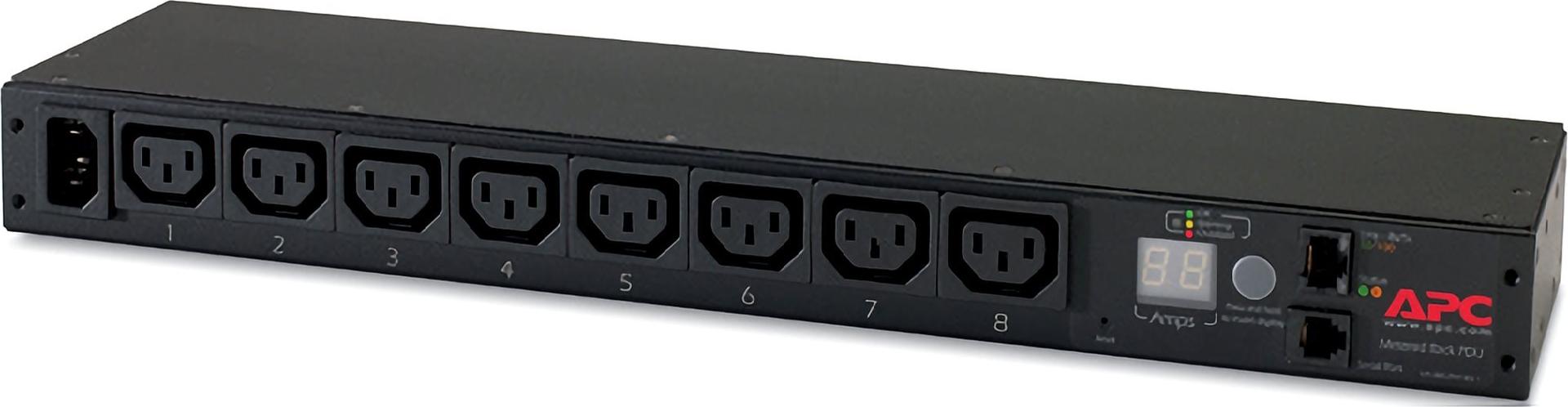 APC Metered Rack PDU AP7820B 1U Schwarz