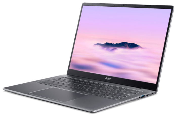 Acer Chromebook Plus 514 14" Intel Core 3 N355 8 GB RAM 128 GB SSD ChromeOS Steel Gray