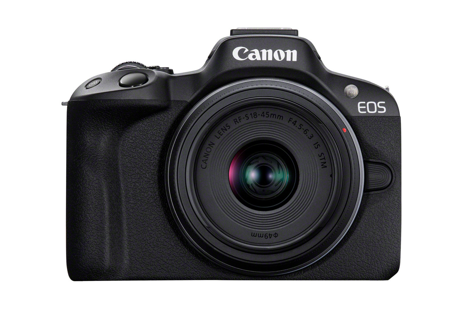Canon EOS R50 24,2 MP APS-C 4K Systemkamera-Kit mit RF-S 18-45 IS STM und RF-S 55-210 IS STM Schwarz