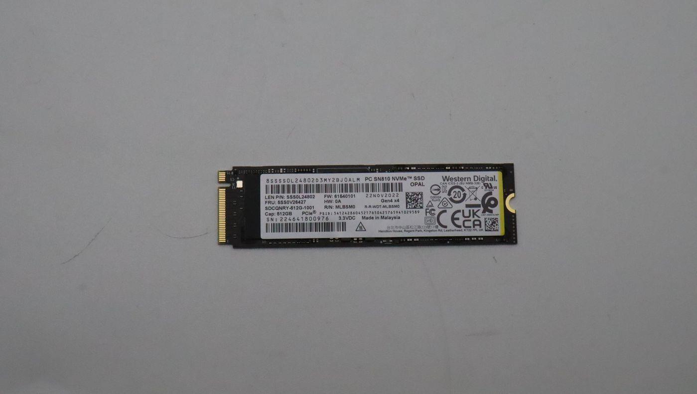 Lenovo SSD_ASM 512G M.2 2280 PCIe4x4 (5SS0V26427)