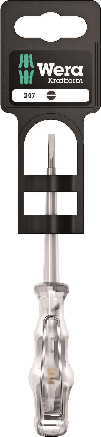 Schraubendreher für Elektriker mit Anzeige 247 SB 0,5x3x70mm 100100 Wera (05100100001)
