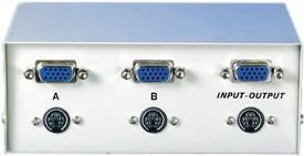 ROLINE Switch Keymon PS/2 / VGA - AB Tastatur/Video/Maus (KVM)-Switch Grau (21.15.8840)