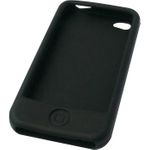 SANDBERG Soft Silikon back case fuer iPhone 4 Schwarz (400-11)