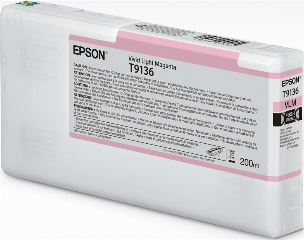 EPSON Tinte light mag. vivid 200ml SureColor SC-P5000 (C13T91360N)
