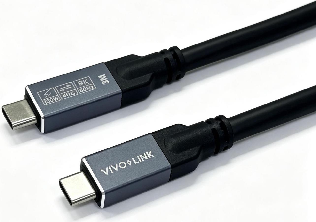 Vivolink USB-C to USB-C Cable 2m - Enterprise-tested (PROUSB4MM2)