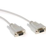 ACT 1.8 metre Serial 1:1 connection cable 9 pin D-sub female - 9 pin D-sub female. Length: 1.8 m Conn cable 9f/f mold 1.80m (AK2315)
