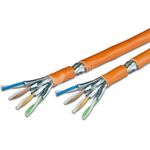 Wirewin VKW SFTP K7 LSOH3 100DXB Netzwerkkabel Orange 100 mCat.7 Rohkabel S/FTP (S-STP) (VKW SFTP K7 LSOH3 100DXB)