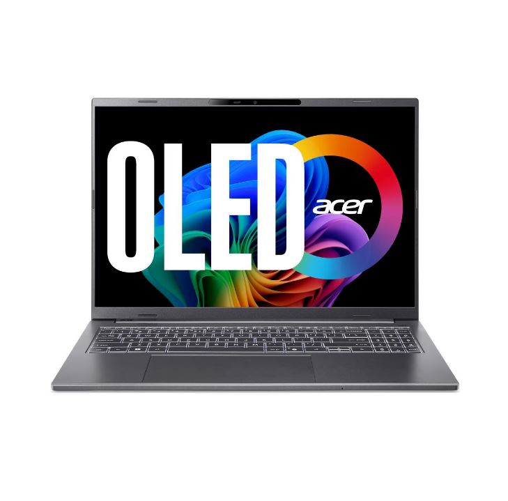 Acer Aspire 16 AI OLED (A16-61M-R2E7) 16" WUXGA, OLED, 120Hz, Ryzen AI R7-350 (50 TOPS), 32GB RAM, 1TB SSD, Windows 11 (NX.JP0EG.007)