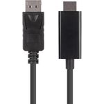 Lanberg CA-DPHD-11CC-0010-BK Kabeladapter DisplayPort HDMI Schwarz (CA-DPHD-11CC-0010-BK)