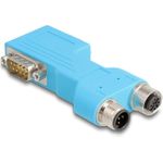 Delock D-Sub 9 Stecker und Buchse zu M12 5 pin A-kodiert CAN Bus (60666)