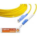 Lightwin LSP-09 E2-LC 5.0 Glasfaserkabel 5 m E-2000 OS2 Blau - Gelb (LSP-09 E2-LC 5.0)
