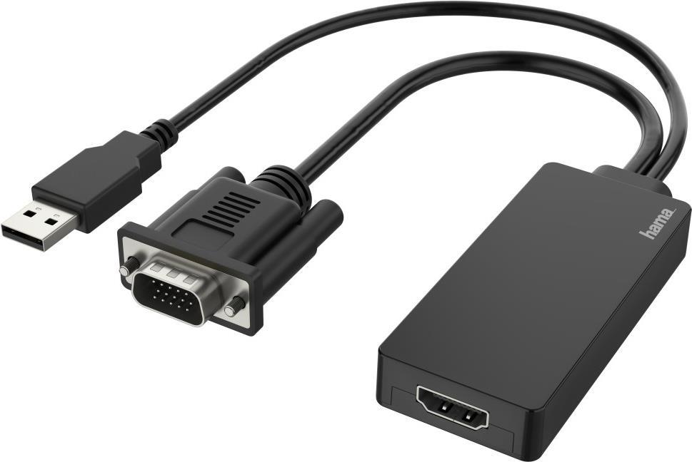 Hama VGA+USB-Adapter auf HDMI™, Full-HD 1080p (00200342)