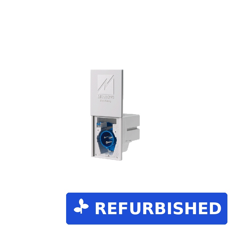 MENNEKES Elektrotechnik GmbH & Co. KG 8001 Elektrischer Netzstecker 3P Blau - Weiß (8001) (B-Ware)