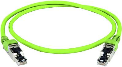 RJ45 Netzwerk Anschlusskabel Cat 5 SF/UTP 20 m Grün PUR-Mantel (L02002A0143)